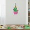 Syhood 24 Set Mother's Day Craft Kit Handprint Flowers Pot for Mom Inspirational DIY Craft Kit Gift for Home Activities